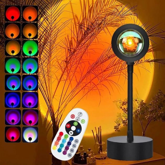 Lampa západu slunce